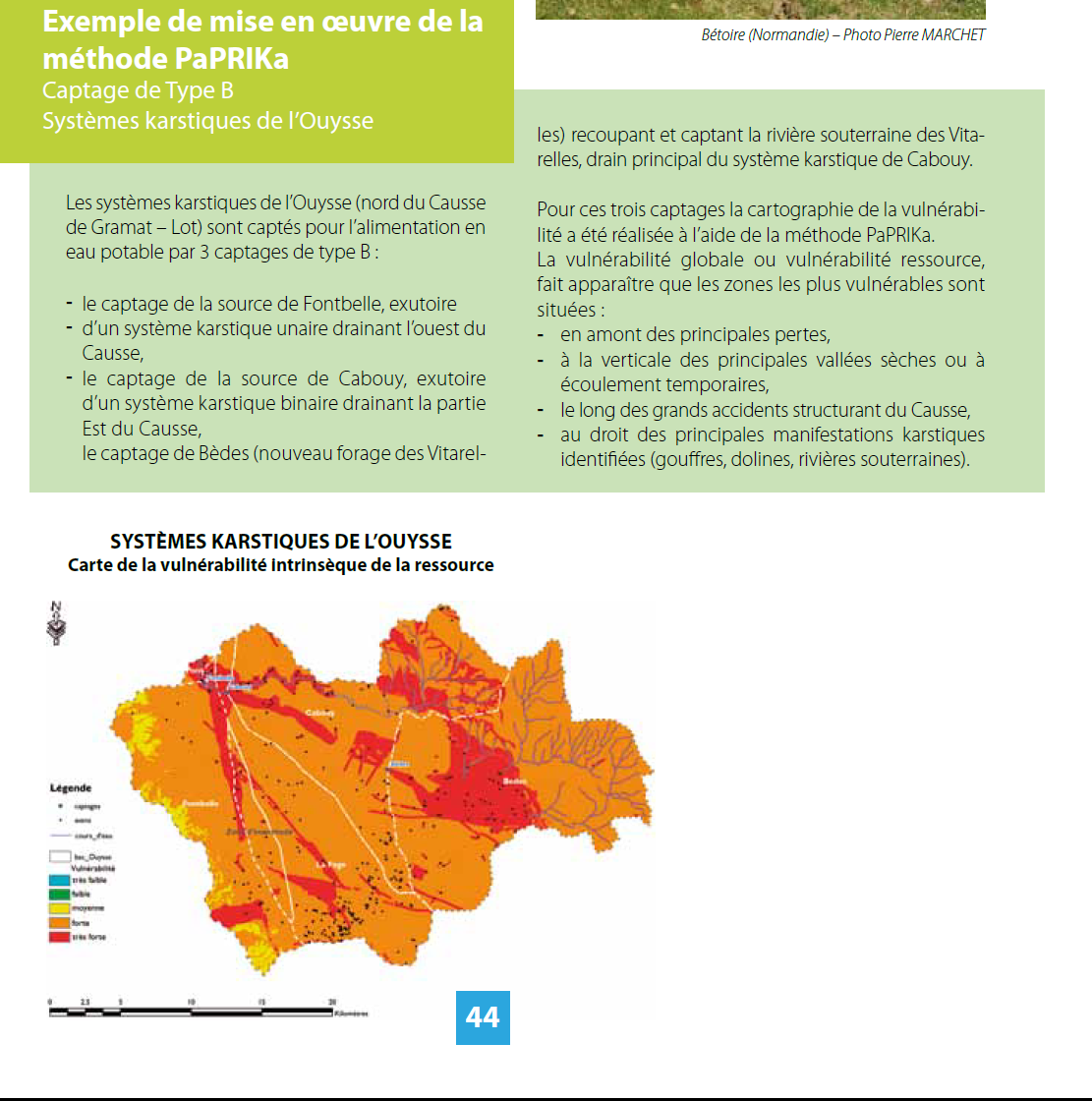 Systeme karstique de l ouysse